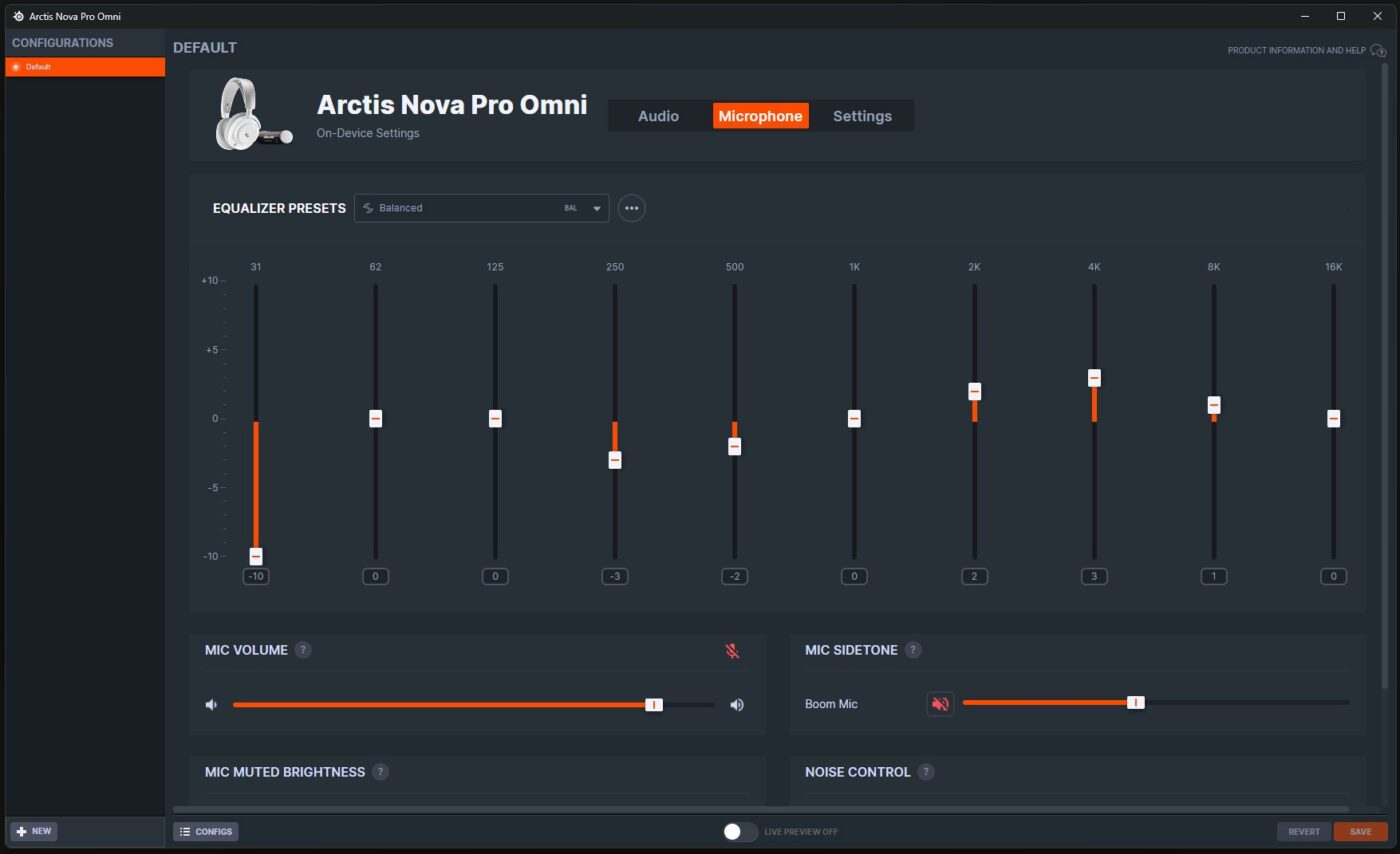 SteelSeries Arctis Nova Pro Omni recenzja aplikacja PC Windows