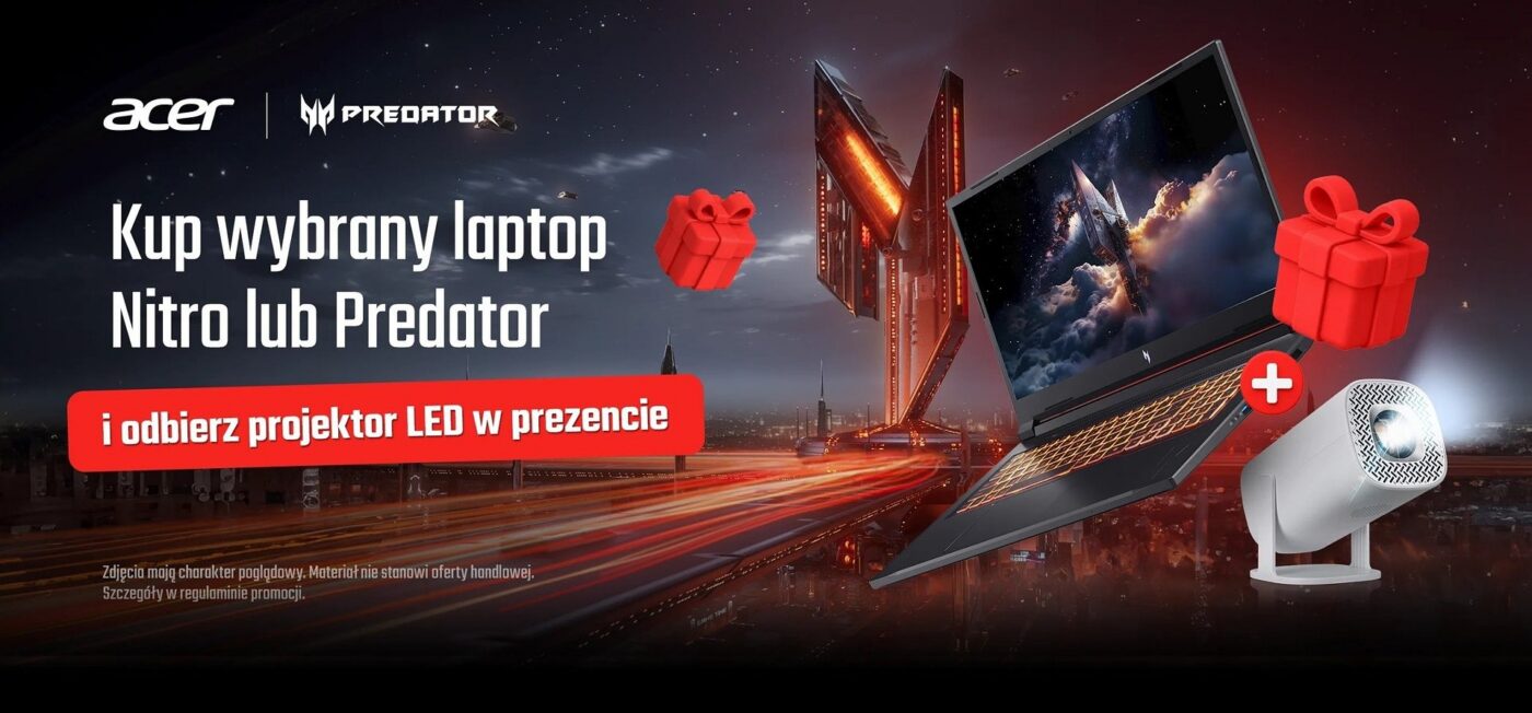 Acer promocja laptop + projektor