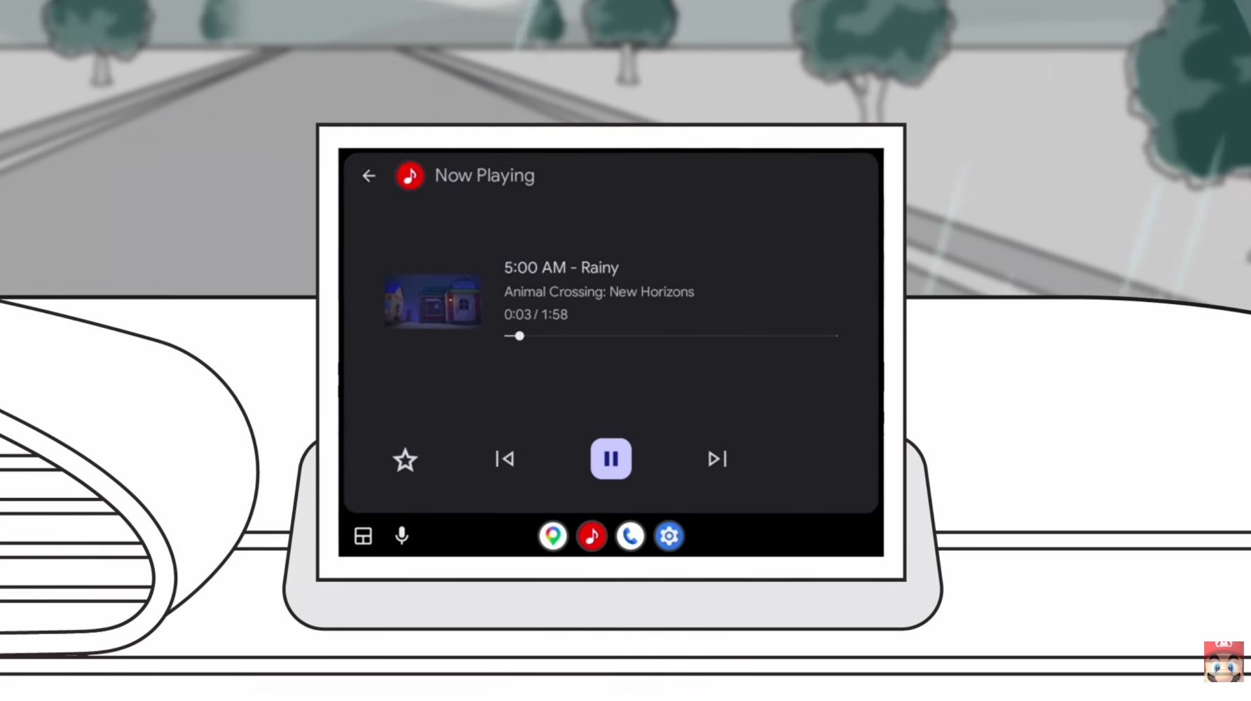 Nintendo Music w Android Auto