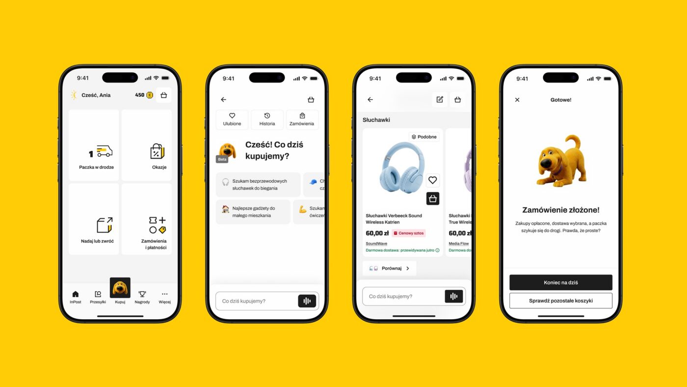 asystent AI Von Halsky w aplikacji InPost Mobile dostępny dla wszystkich użytkowników