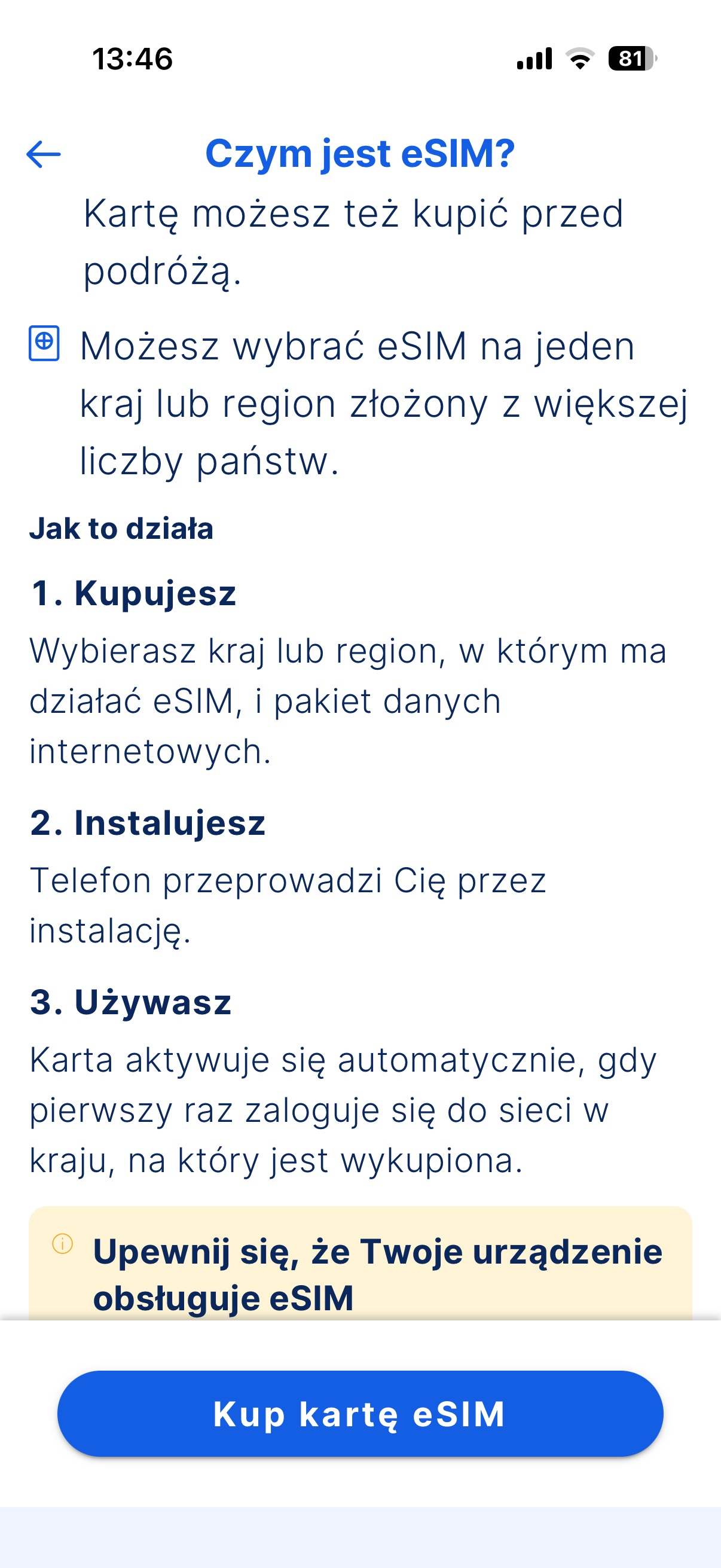 eSIM w aplikacji banku Erste źródło tabletowo.pl