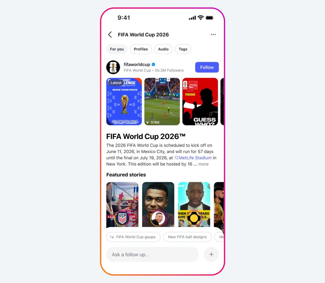 nowe funkcje na instagramie na mundial 2026
