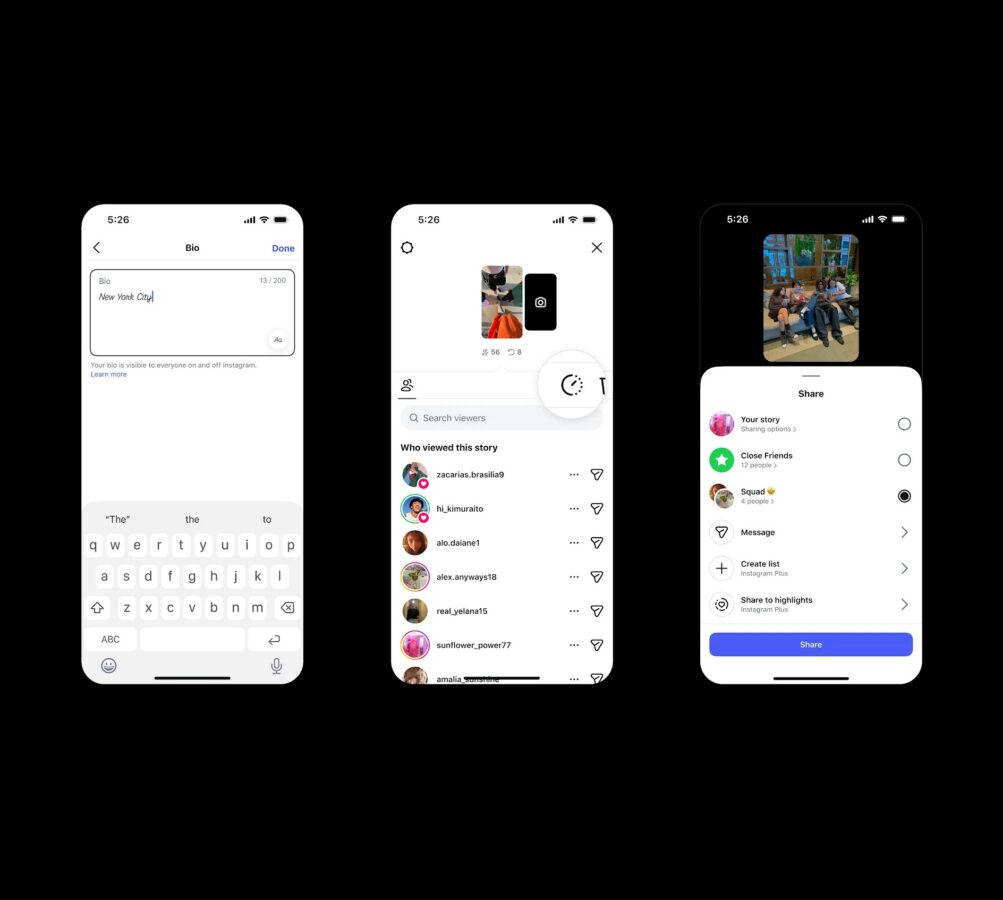 Nowe funkcje dzięki subskrypcji Instagram Plus
