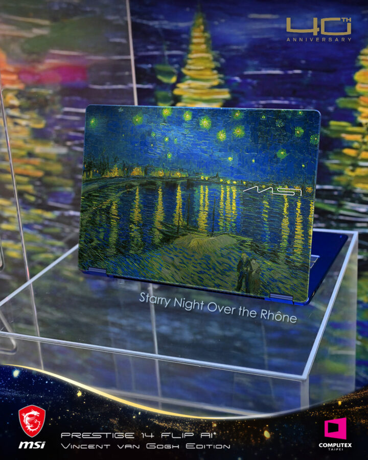 MSI Prestige 14 Flip AI+ Vincent van Gogh Edition