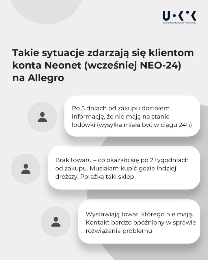 UOKiK nałożył na Neonet karę w wysokości ponad 3 milionów złotych