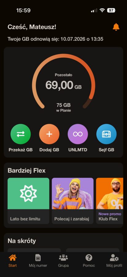 Orange Flex bez limitu lato 2026