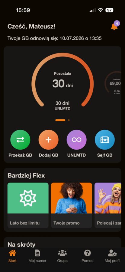 Orange Flex bez limitu lato 2026