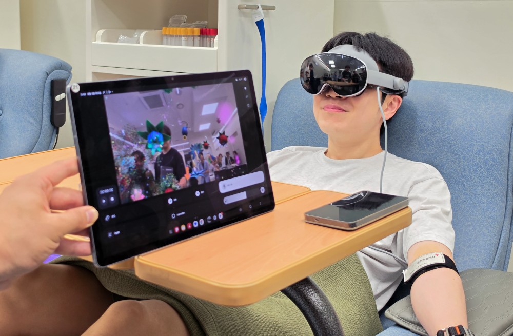 Samsung oddawanie krwi gogle Galaxy XR