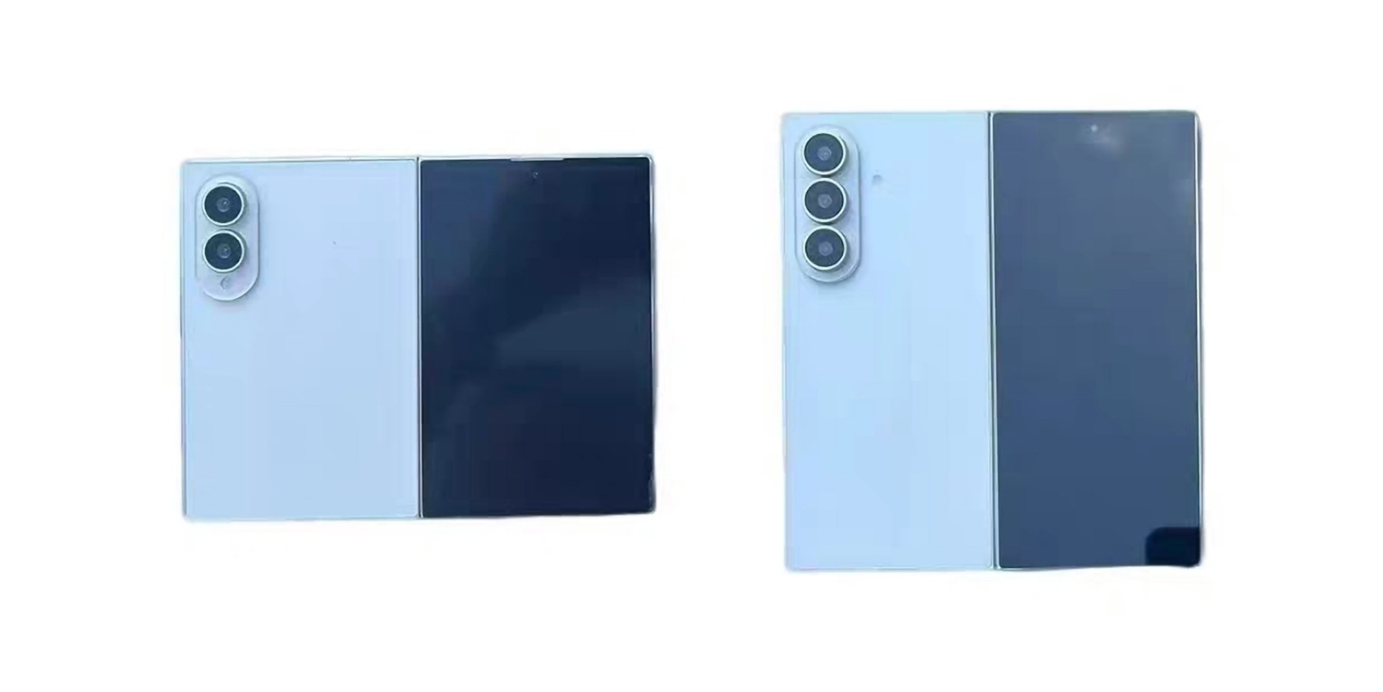 składany smartfon Samsung Galaxy Z Fold 8 (po lewej) i Samsugn Galaxy Z Fold 8 Ultra (po prawej stronie)