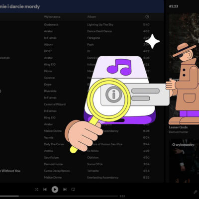 Spotify playlista muzyka, detekcja pod kątem AI