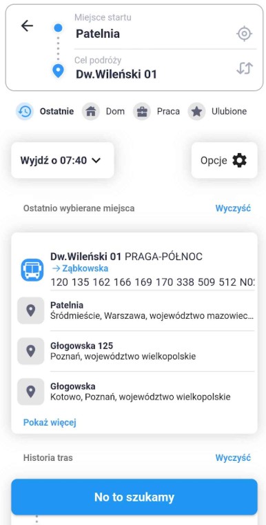 Aplikacja Time4BUS
