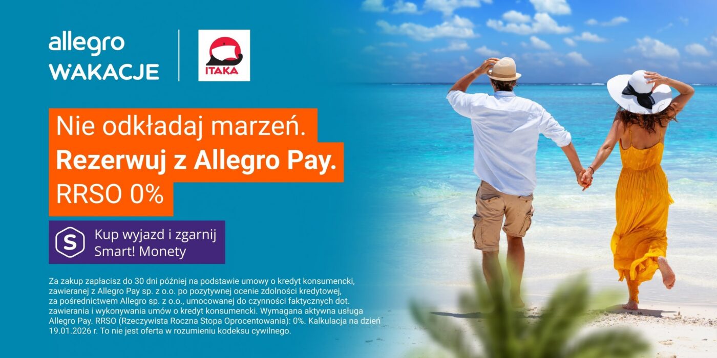 Allegro Pay na platformie Allegro Wakacje