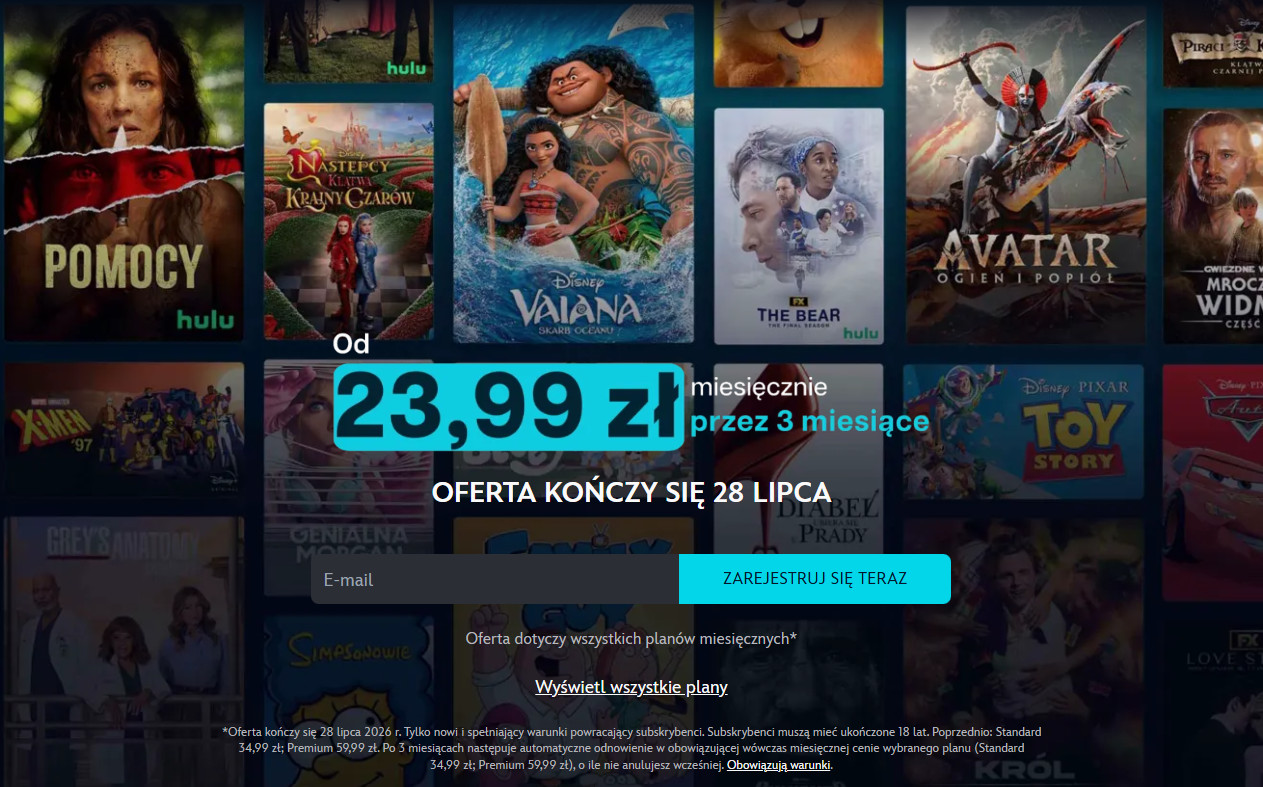 Wakacyjna promocja na Disney+