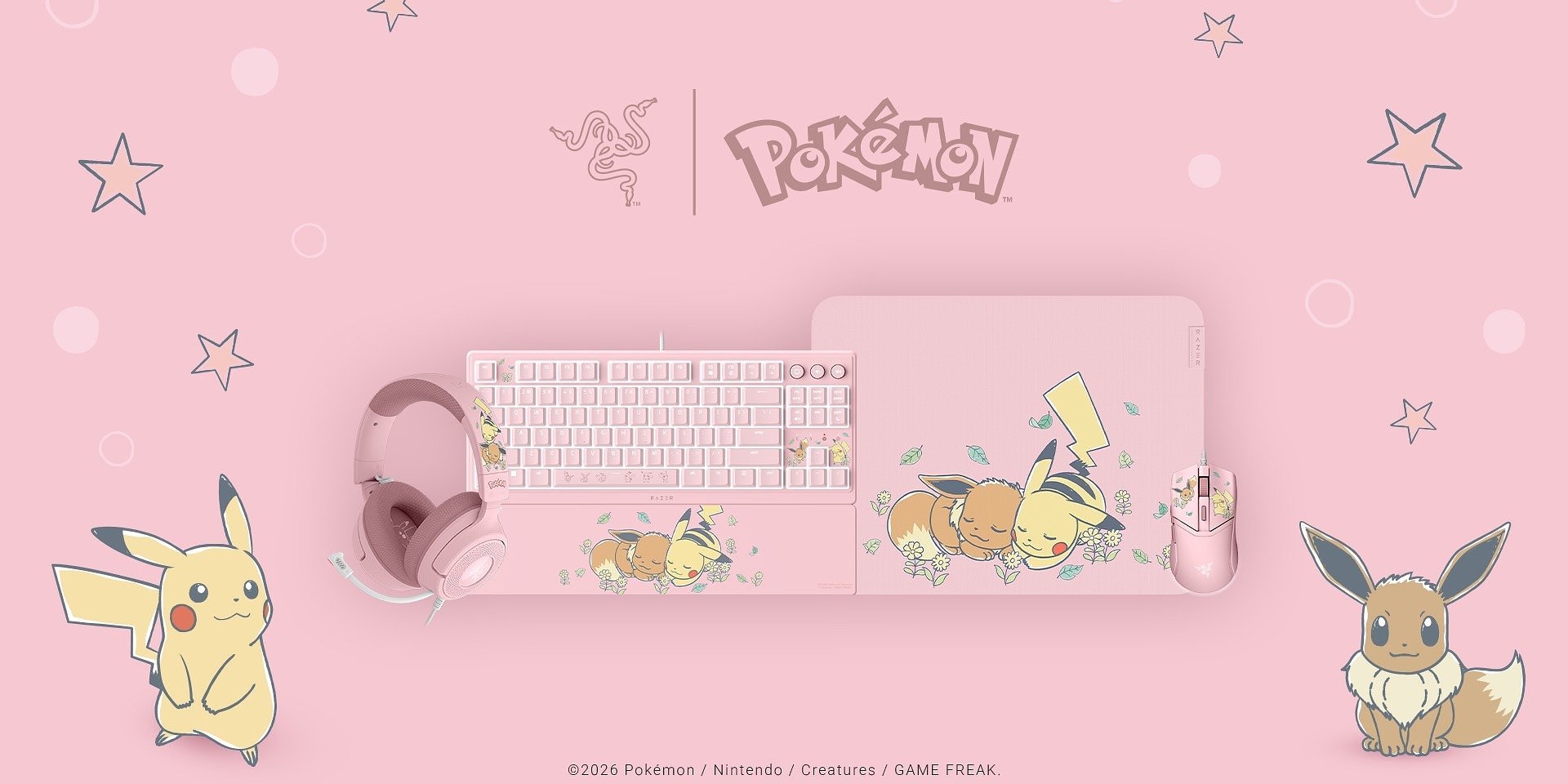 Kolekcja Razer Pikachu & Eevee Edition
