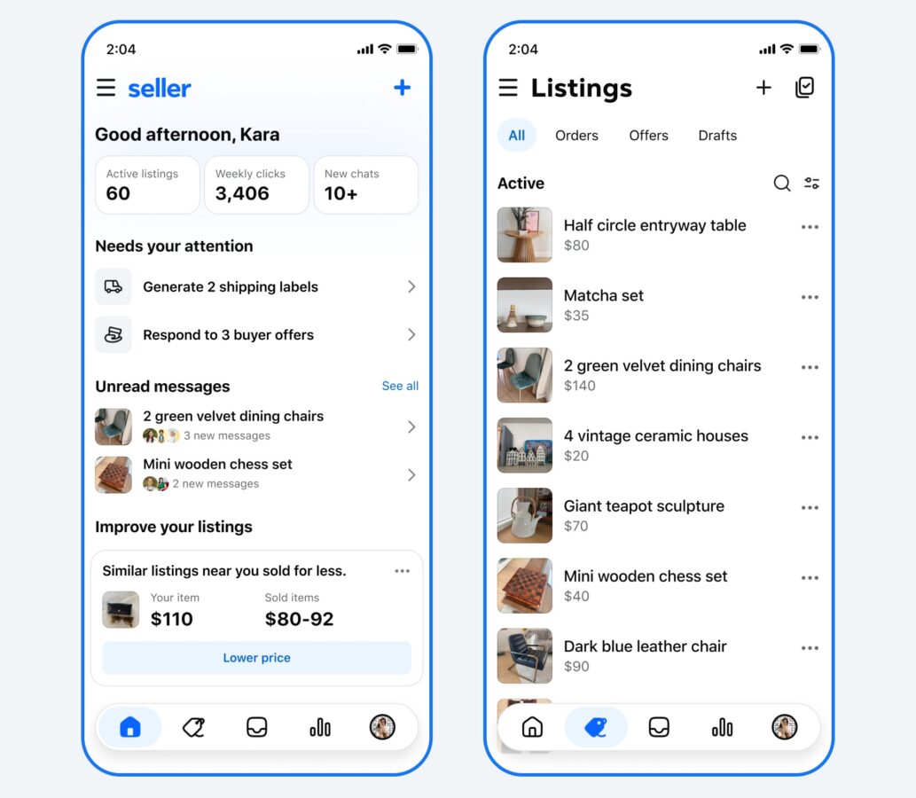 Seller – nowa aplikacja Facebooka