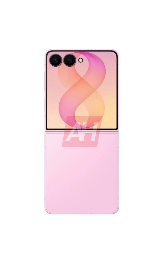 składany smartfon samsung galaxy z flip 8 foldable smartphone rende