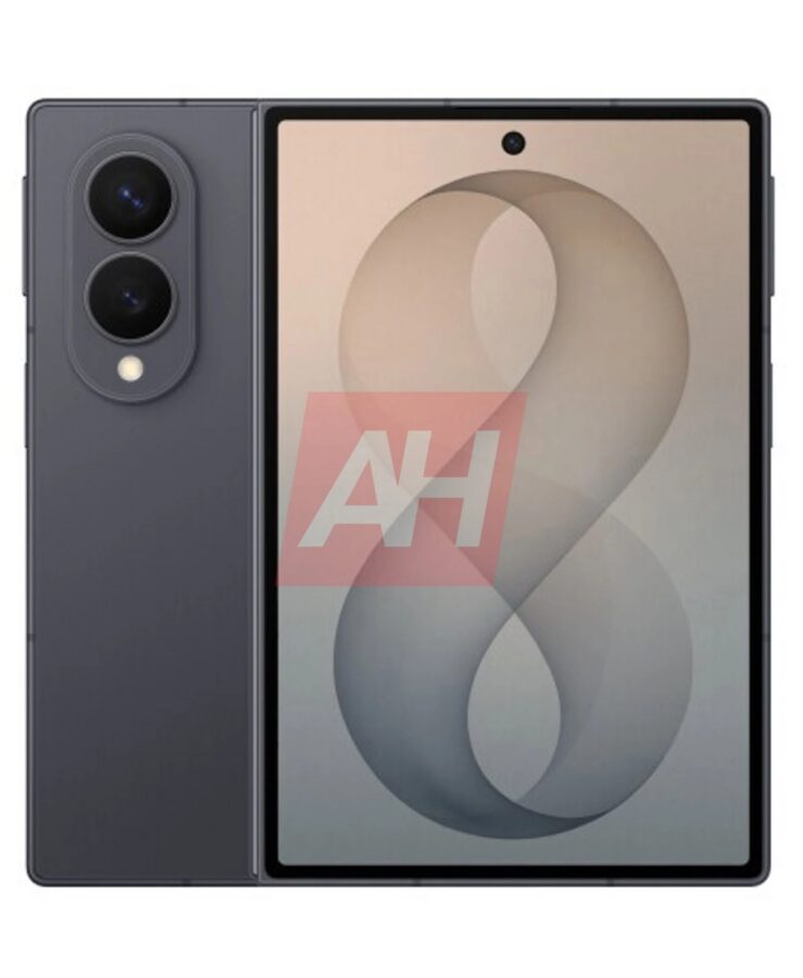 składany smartfon samsung galaxy z fold 8 foldable smartphone rende
