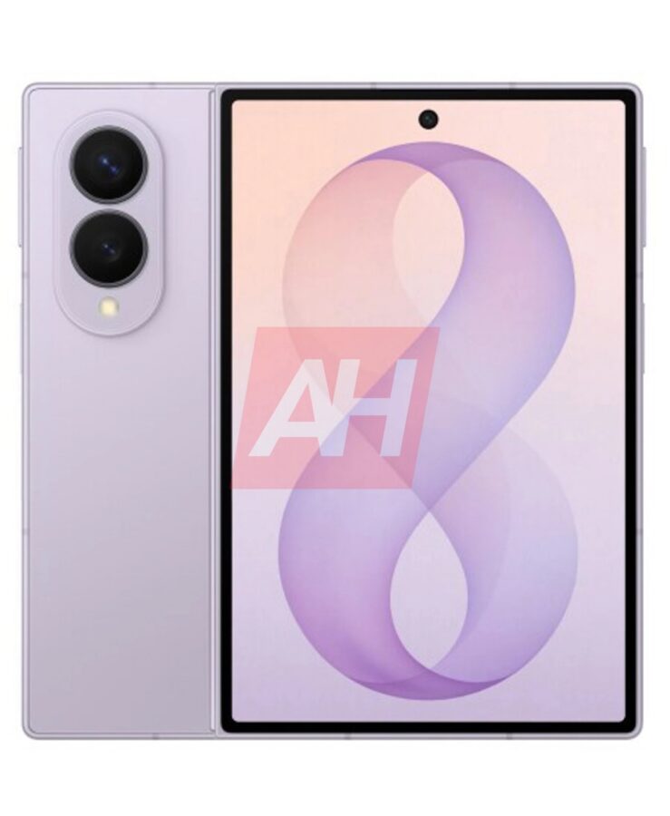 składany smartfon samsung galaxy z fold 8 foldable smartphone rende