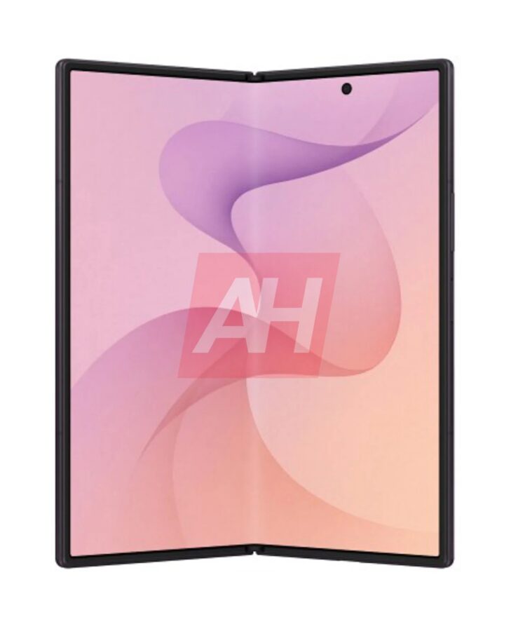 składany smartfon samsung galaxy z fold 8 ultra foldable smartphone rende