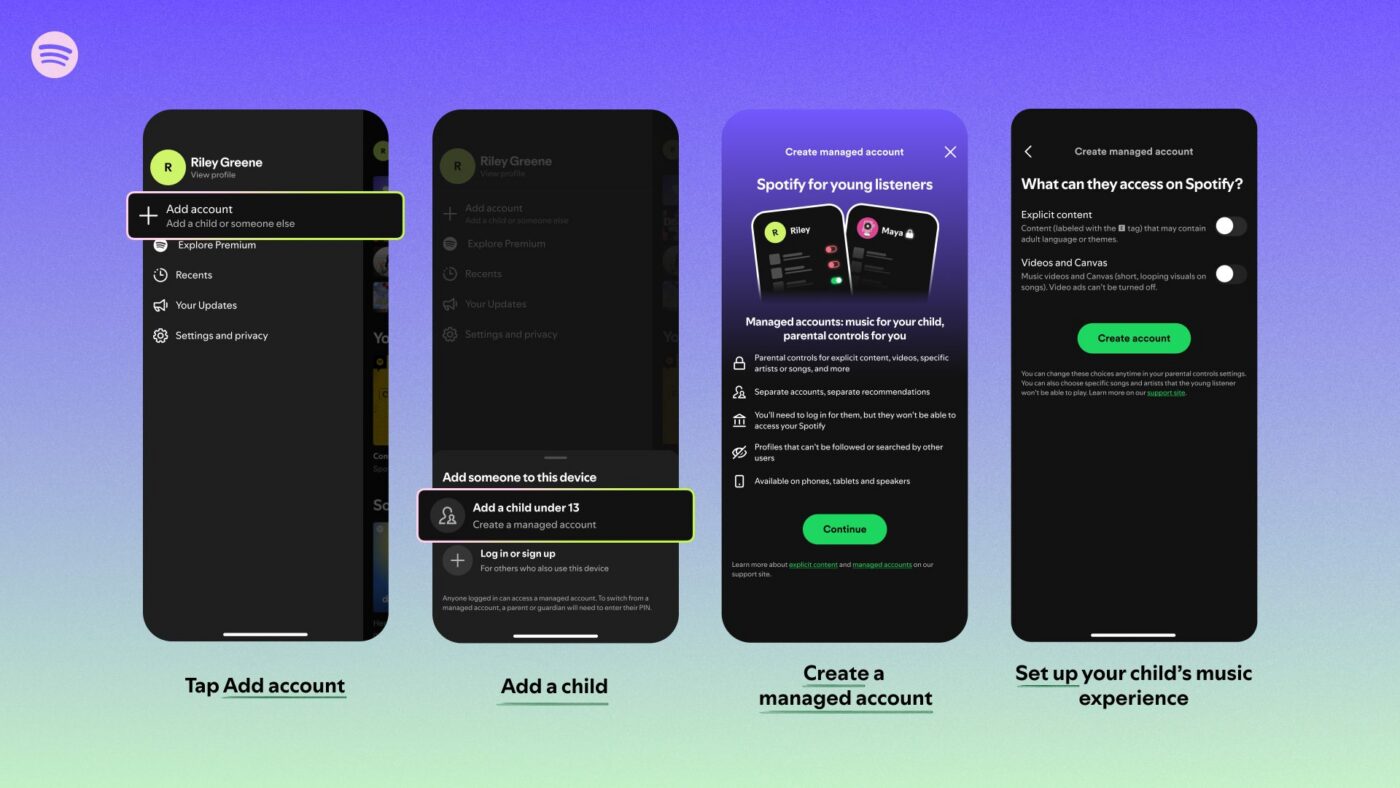 Konta zarządzane dostępne w kolejnych krajach w ramach Spotify Free