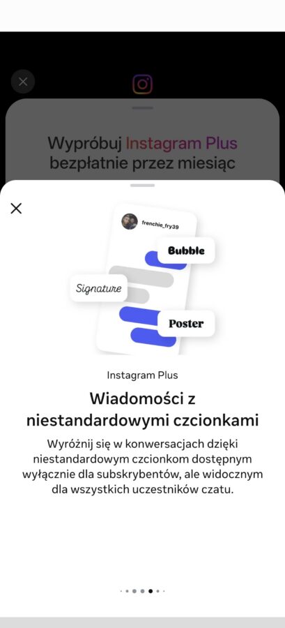 subskrypcja instagram plus źródło tabletowo.pl
