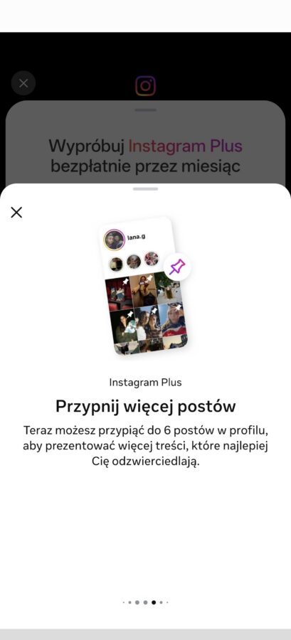 subskrypcja instagram plus źródło tabletowo.pl