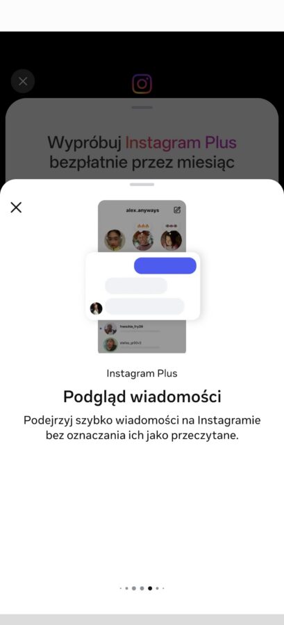 subskrypcja instagram plus źródło tabletowo.pl