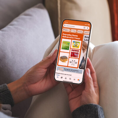 zakupy, amazon, smartfon