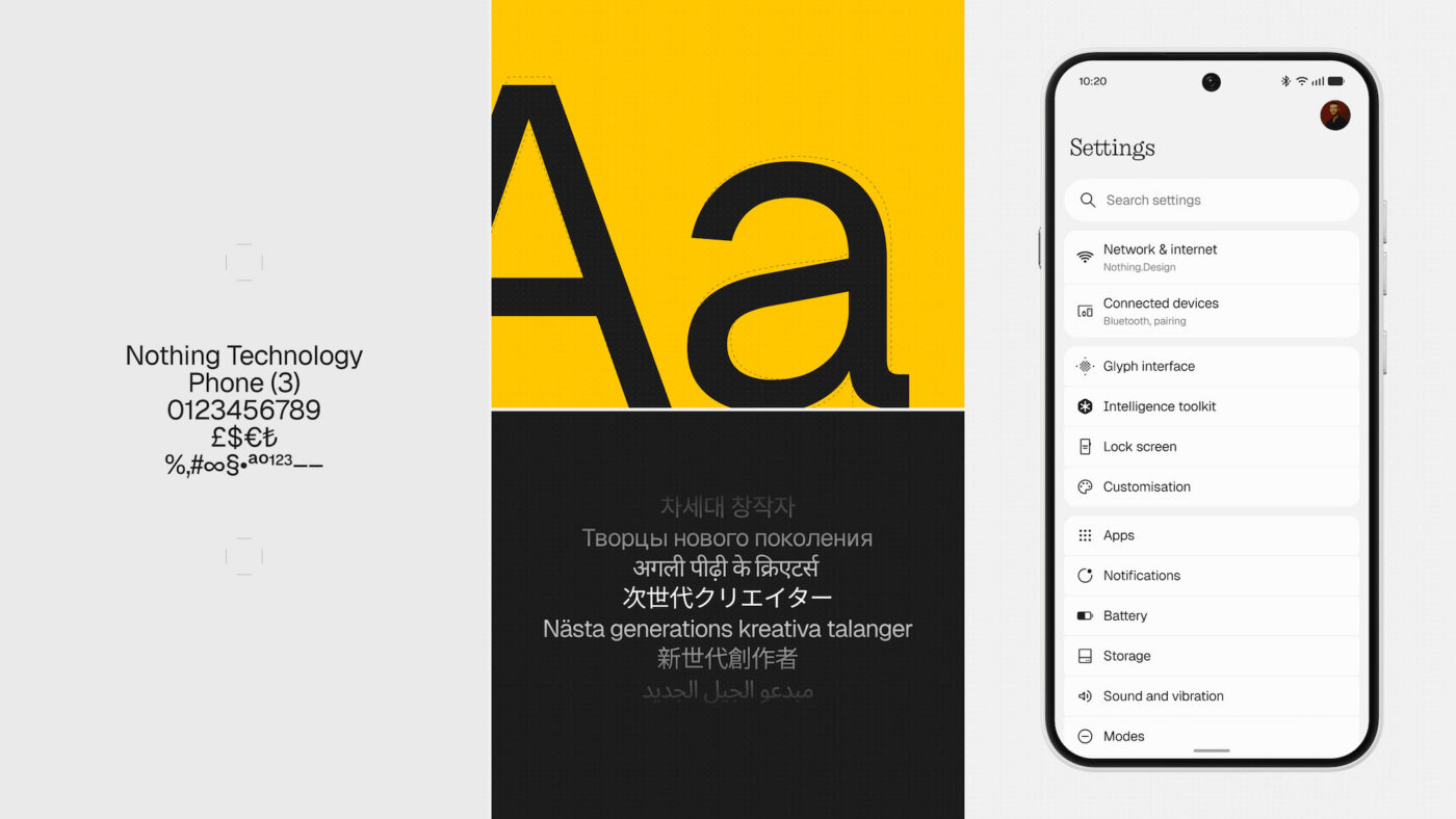 Geist, czyli nowy font w Nothing OS 5.0