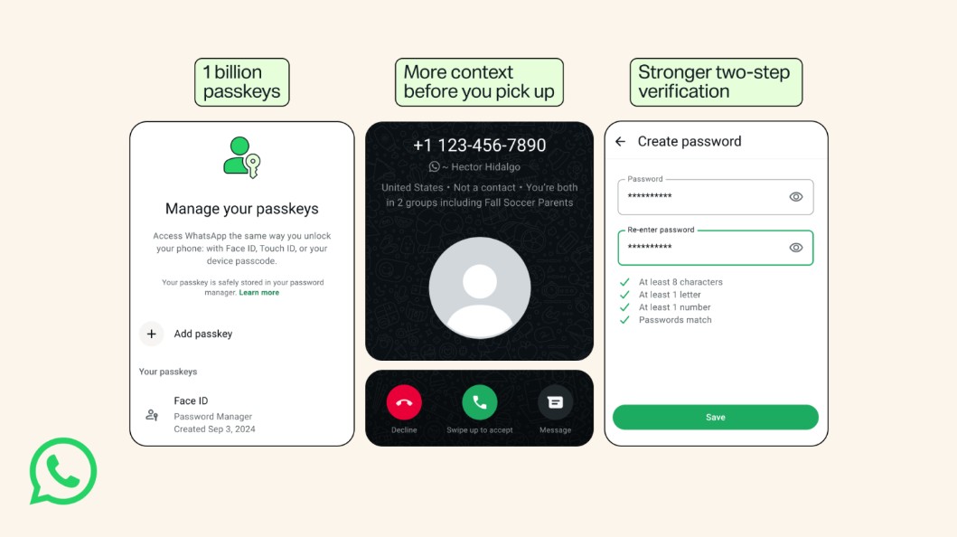 Ulepszone funkcje bezpieczeństwa w WhatsAppie