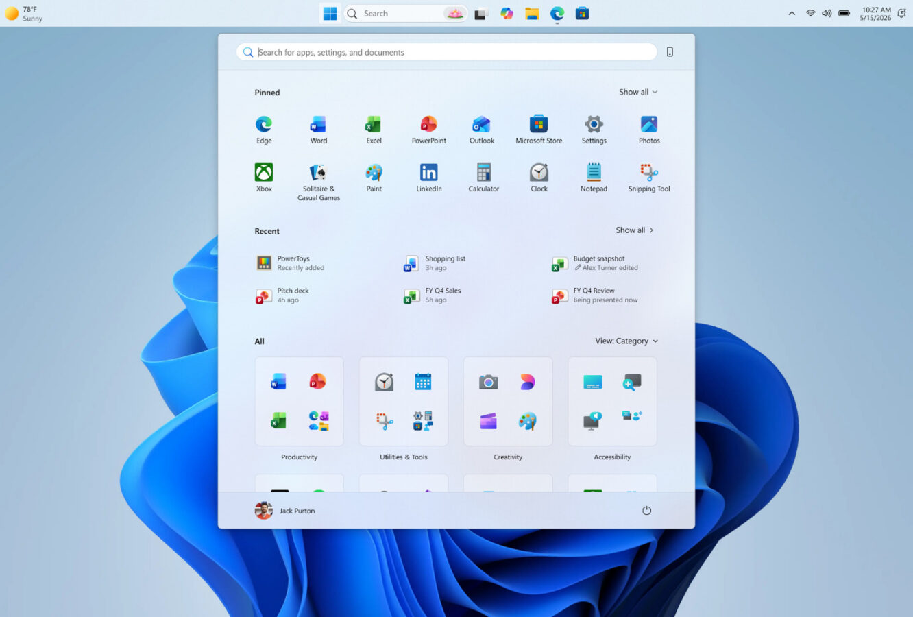 Pasek zadań w Windows 11 od 2026 roku