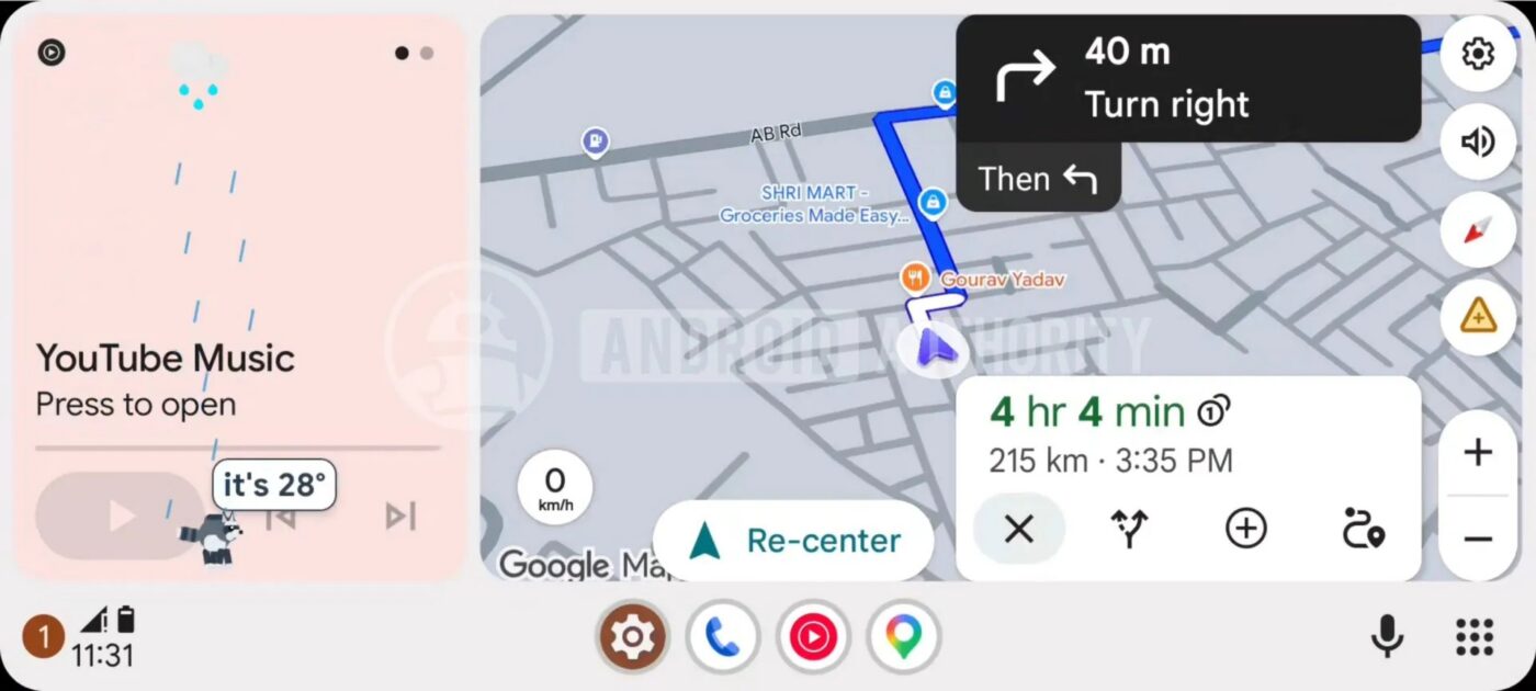 Android Auto szop pracz Jimothy