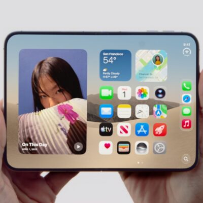 składany smartfon apple iphone duo foldable smartphone