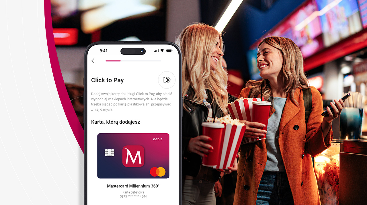 Bank Millennium, Click to Pay dostępne dla posiadaczy kart Mastercard wydanych w Banku Millennium