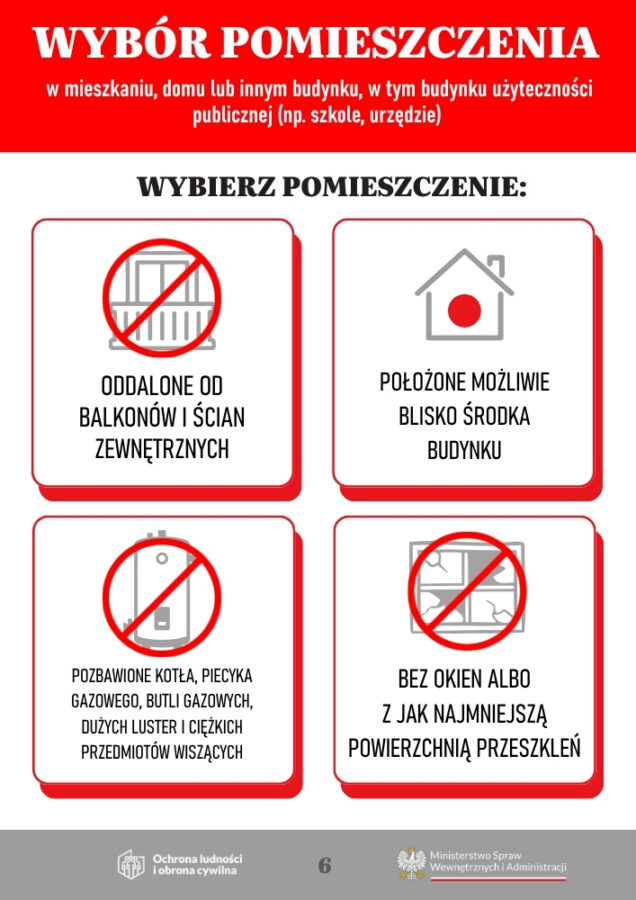 Instrukcja reagowania podczas zagrożenia atakiem z powietrza