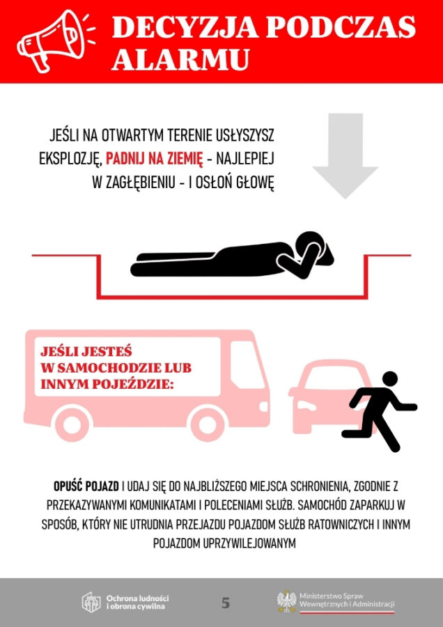 Instrukcja reagowania podczas zagrożenia atakiem z powietrza