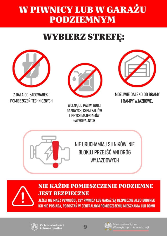 Instrukcja reagowania podczas zagrożenia atakiem z powietrza
