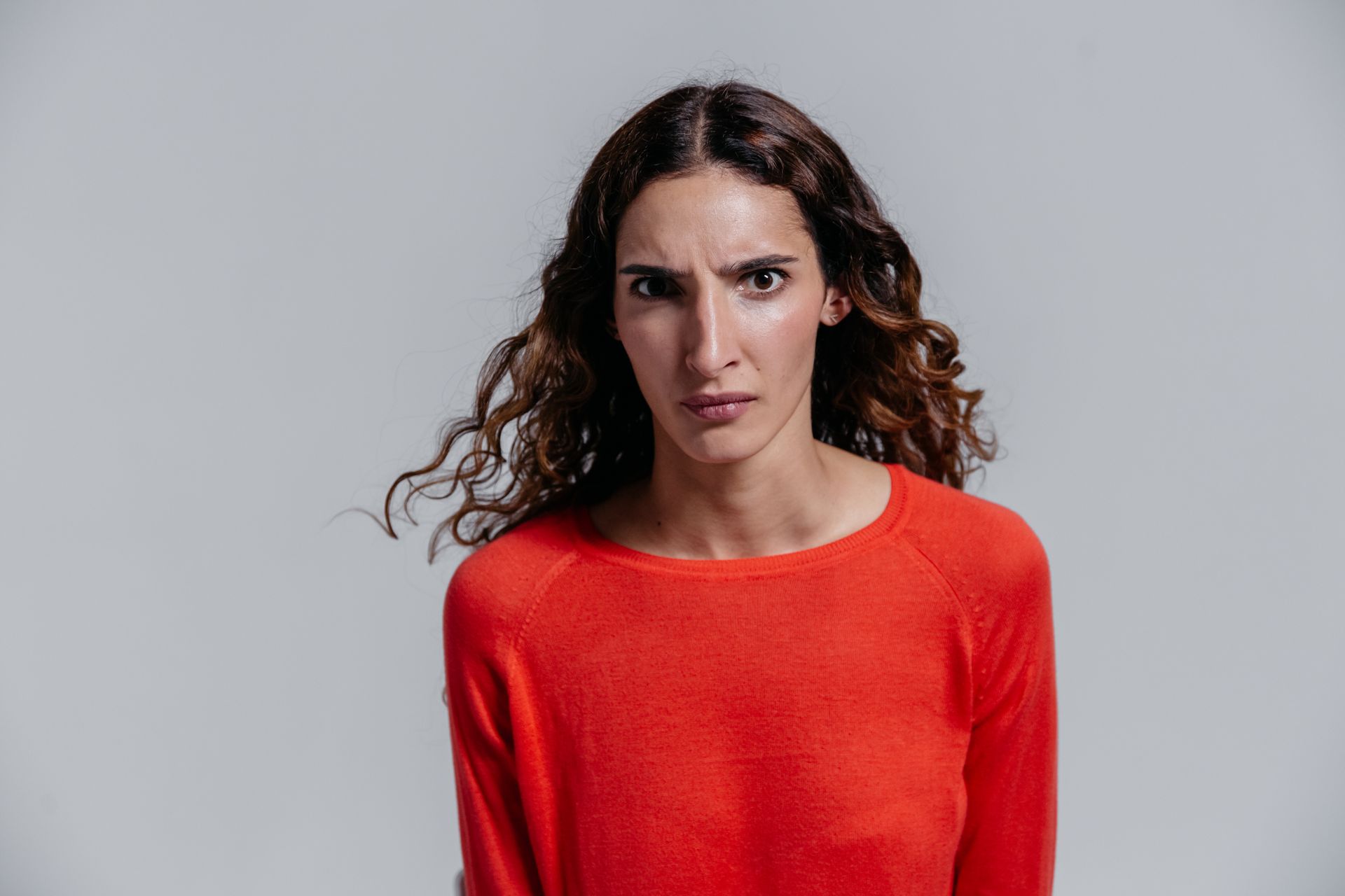 kobieta woman zlosc zdziwienie szok