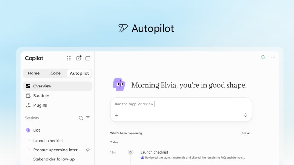 Copilot Autopilot Microsoft, nowości wrzesień 2026