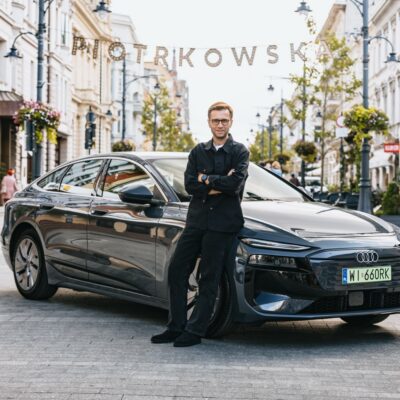 Rekord Guinnessa Miko Marczyk elektryczne Audi A6 e-tron