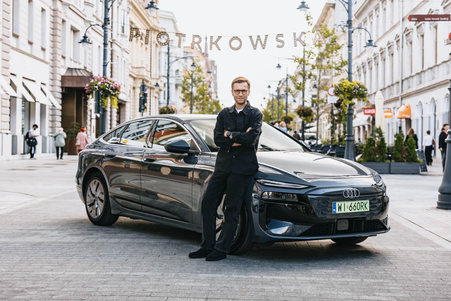 Rekord Guinnessa Miko Marczyk elektryczne Audi A6 e-tron