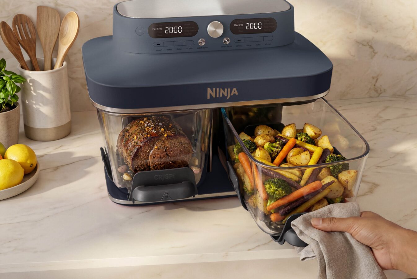 urządzenie airfryer ninja crispi dualzone
