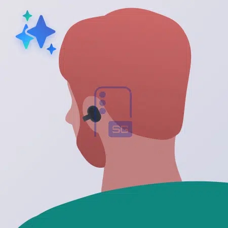 Samsung Galaxy Buds On render