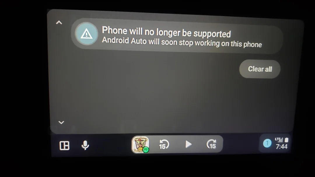 Android Auto komunikat koniec wsparcia dla Androida 10