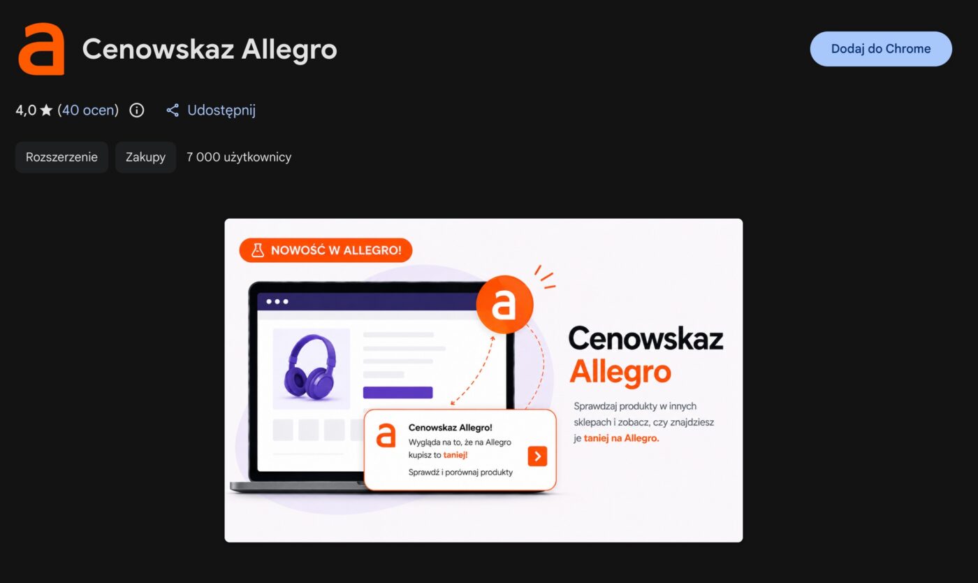 Cenowskaz Allegro