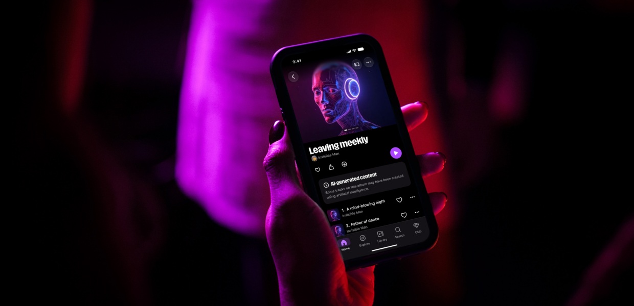 Nowy przełącznik Deezer, muzyka AI, jedno kliknięcie by pozbyć się muzyki AI
