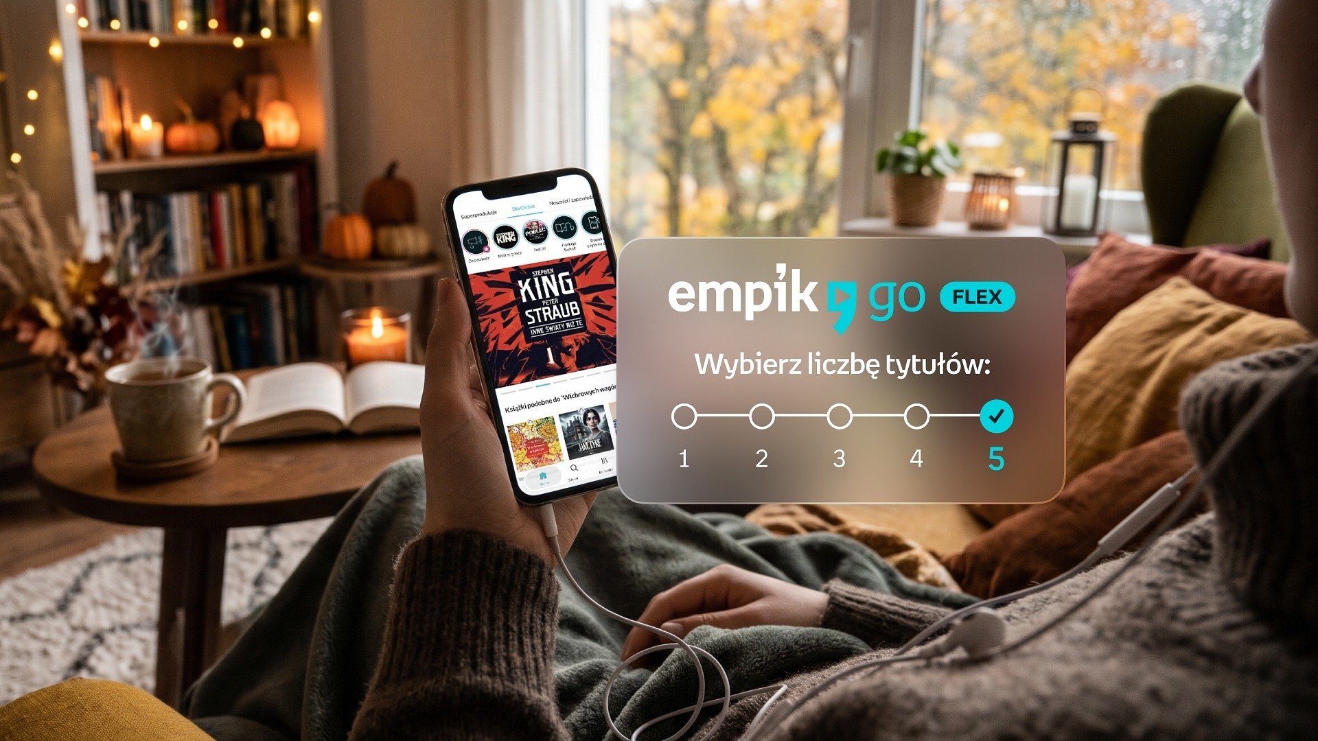 E-booki, audiobooki, nowy plan Empik Go Flex