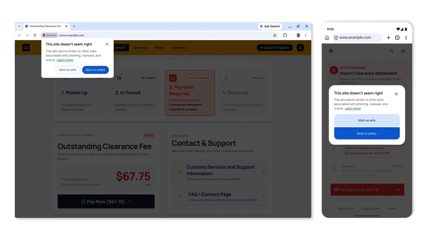 Nowości w Enhanced Protection w Google Chrome