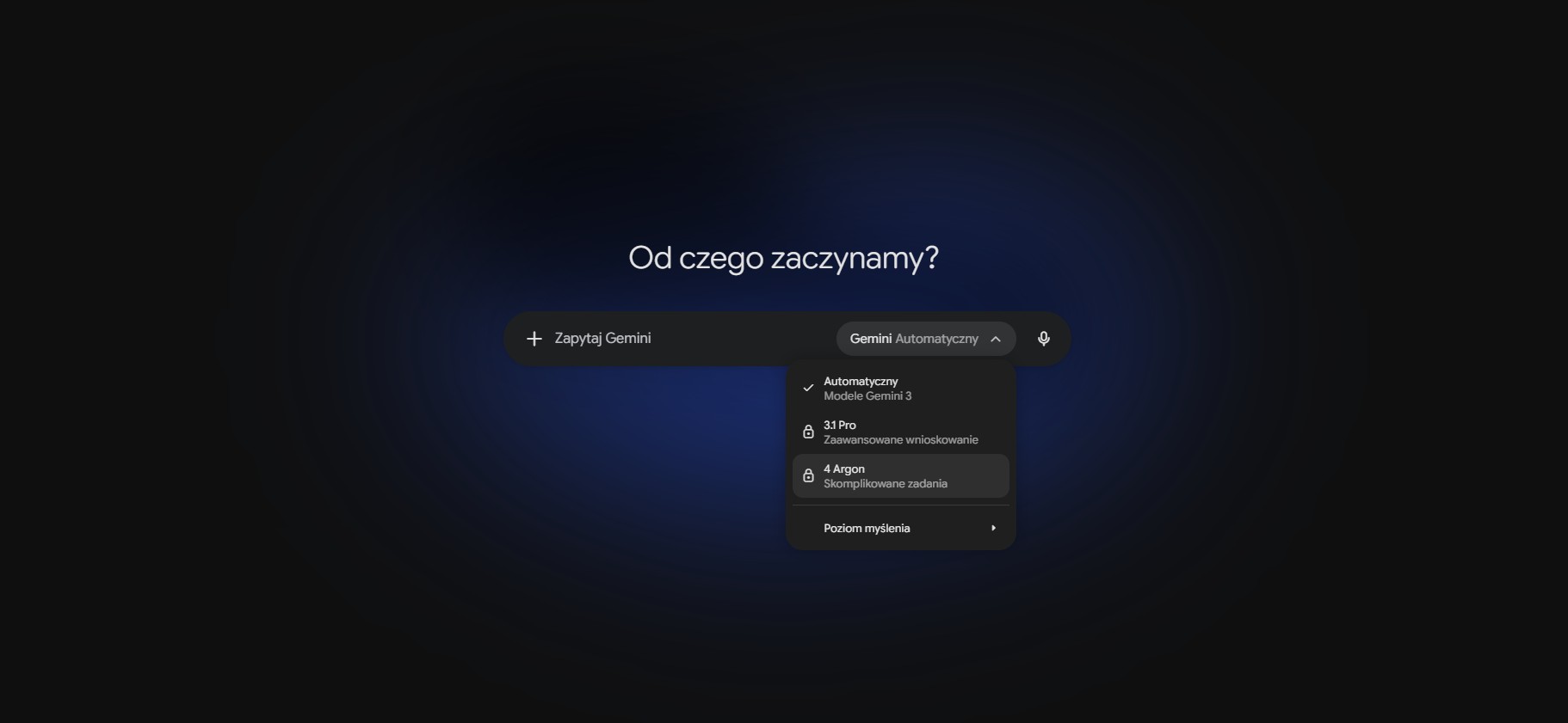 Gemini 4 Argon dostępny na całym świecie dla subskrybentów