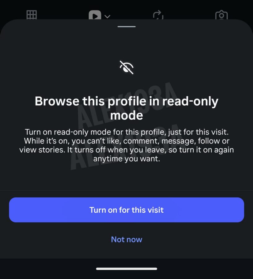 Instagram tryb tylko do odczytu